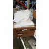 Image 1 : CASE OF NEW ASSORTED LACE AND LINEN ITEMS