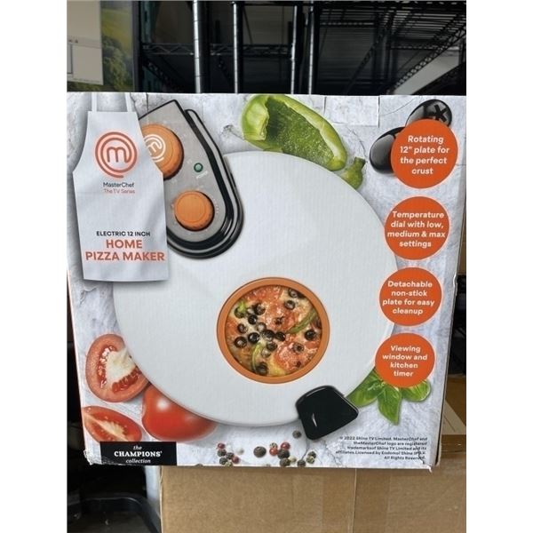 NEW MASTERCHEF ELECTRIC 12 INCH HOME PIZZA MAKER