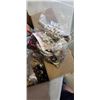 Image 3 : COLLECTION OF JEWELLERY, NECLACE STAND, BOXED ITEMS AND STONES ETC