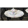Image 2 : 2 ANTIQUE PLATTERS AND CREAM & SUGAR EDELSTEIN BAVARIA MADE IN GERMANY
