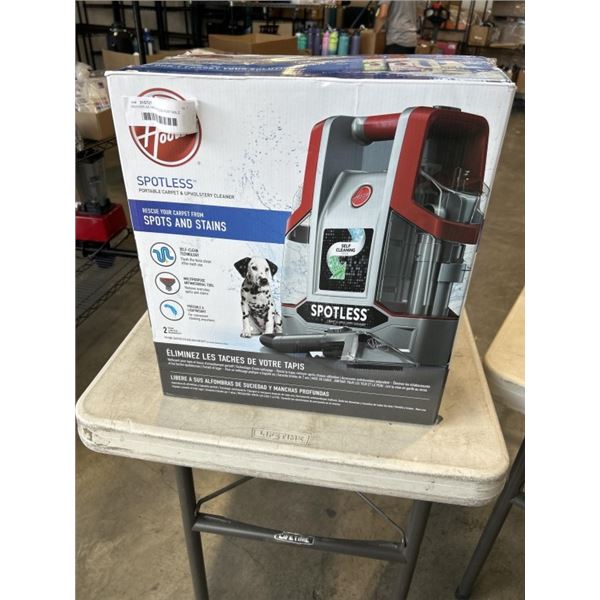 HOOVER AS NEW SPOTLESS PORTABLE CARPET & UPHOLSTERY CLEANER