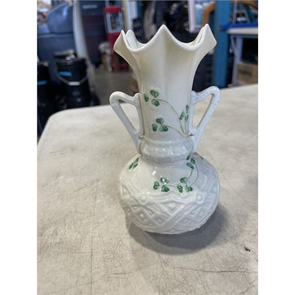 BEELEEK SHAMROCK VASE