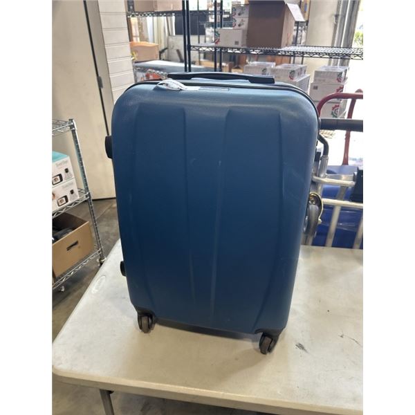 BLUE CARRY ON SUITCASE