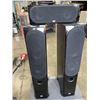 Image 1 : PAIR OF SINCLAIR AUDIO TOWER SPEAKERS MODEL SA265 AND CDENTRE SPEAKER SA-500C
