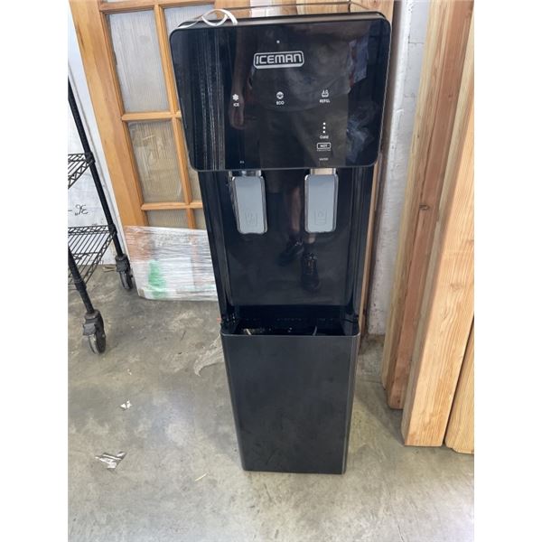 ICEMAN WATER DISPENSER - ALL FUNCTIONS WORKING, HOT AND COLD,  ICE DISPENSER