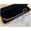 Image 1 : NEW 18K GOLD PLATED 2.5MM PRINCESS CUT SIMULATED DIAMOND (CZ) TENNIS NECKLACE, 18" LONG