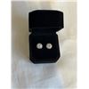 Image 1 : NEW S925 1.0CT EACH SIMULATED DIAMOND (CZ) HALO STUD EARRINGS, MOUNTED IN 925 STERLING SILVER W/ WHI