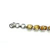 Image 2 : STERLING SILVER NATURAL CITRINE BRACELET, W/A $950.00. CITRINE IS THE BIRTHSTONE FOR NOVEMBER.