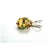 Image 3 : STERLING SILVER NATURAL CITRINE PENDANT, W/A $550.00. CITRINE IS THE BIRTHSTONE FOR NOVEMBER.
