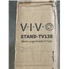 Image 2 : VIVO BLACK LARGE MOBILE TV CART