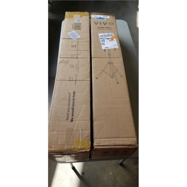 2 VIVO PORTABLE TV TRIPODS