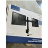 Image 3 : INSIGNIA DUAL SCREEN DESKTOP MOUNT, RETAIL $99