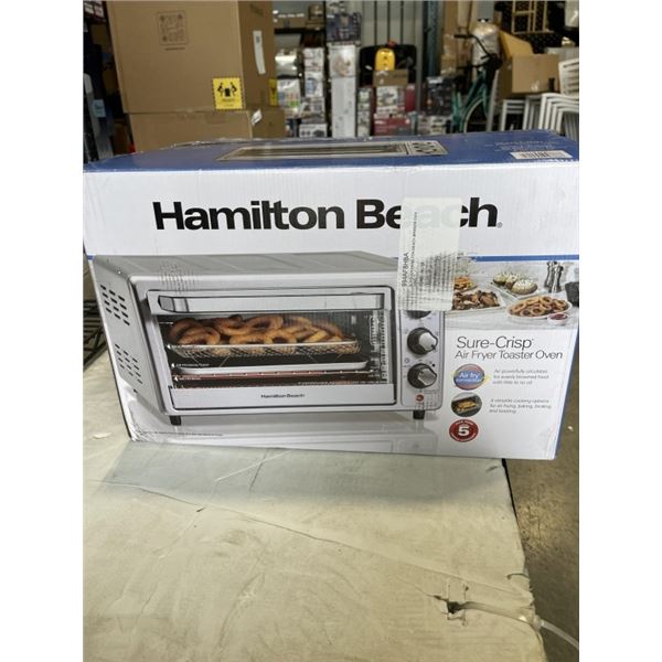 HAMILTON BEACH SURECRISP AIR FRYER TOASTER OVEN - TESTED WORKING, RETAIL $149