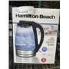 Image 1 : HAMILTON BEACH 1.7L ELECTRIC GLASS KETTLE - TESTED WORKING