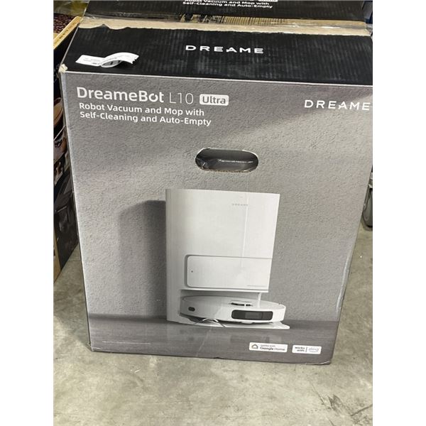 DREAME L10 ULTRA WIFI CONNECTED SELF CLEANING AUTO-EMPTY ROBOT VACUUM AND MOP - TESTED WORKING, RETA