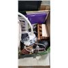 Image 3 : ASSORTED OOFICE SUPPLY, LABEL MAKER, BOOKS, AND ASSORTMENT OF CD'S