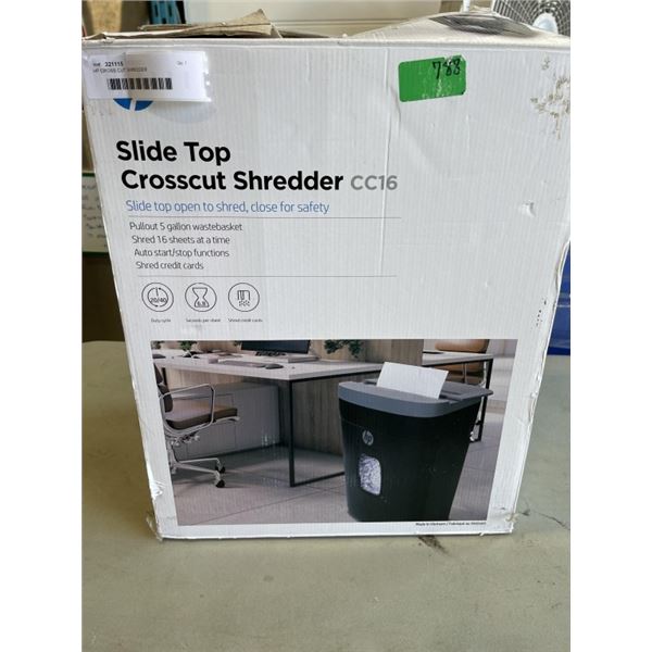 HP CROSS CUT SHREDDER