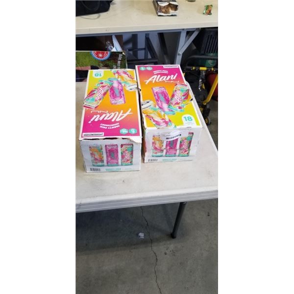 2 CASES OF ALANI NU VARIETY PACKS, SOME MISSING