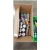 Image 3 : CRATE AND BOX OF ASSORRTED SODA DRINKS