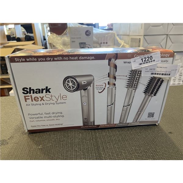 SHARK FLEXSTYLE MULTI-STYLER HAIR STRAIGHTENER - TESTED WORKING, RETAIL $349