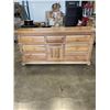 Image 1 : WOODEN 7 DRAWER 1 DOOR DRESSER MADE IN USA
