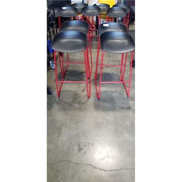 4 BUCKET SEAT BAR STOOLS