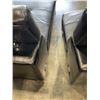 Image 6 : BLACK 2PC SECTIONAL SOFA WITH ADJUSTABLE HEAD RESTS, GOOD CLEAN CONDITION, NO RIPS OR TEARS