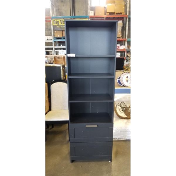BLACK BOOKSHELF