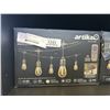 Image 2 : 2 SETS OF ARTIKA ECLIPSE SOLAR STRING LIGHTS WITH 20 LED BULBS, REMOTE, EACH IS 42FT LONG
