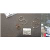 Image 1 : 4 PAIRS OF HOOP EARRINGS