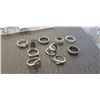 Image 1 : ASSORTED SILVER TONE RINGS