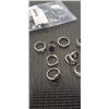 Image 2 : ASSORTED SILVER TONE RINGS