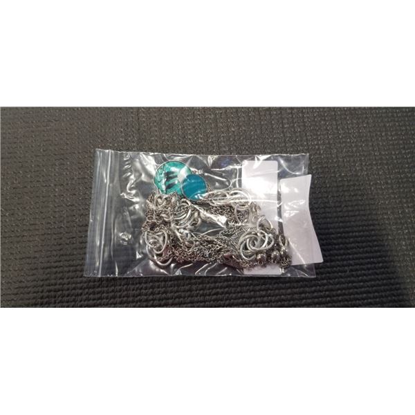 SILVER TONE CHAIN NECKLACES