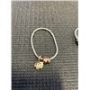 Image 3 : 3 PANDORA 925 BRACELETS ONE WITH CHARMS