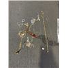 Image 1 : 2 STAMPED SILVER CHAINS NECKLACES AND ASSORTED TANGLED CHAIN NECKLACES