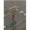 Image 3 : 2 STAMPED SILVER CHAINS NECKLACES AND ASSORTED TANGLED CHAIN NECKLACES