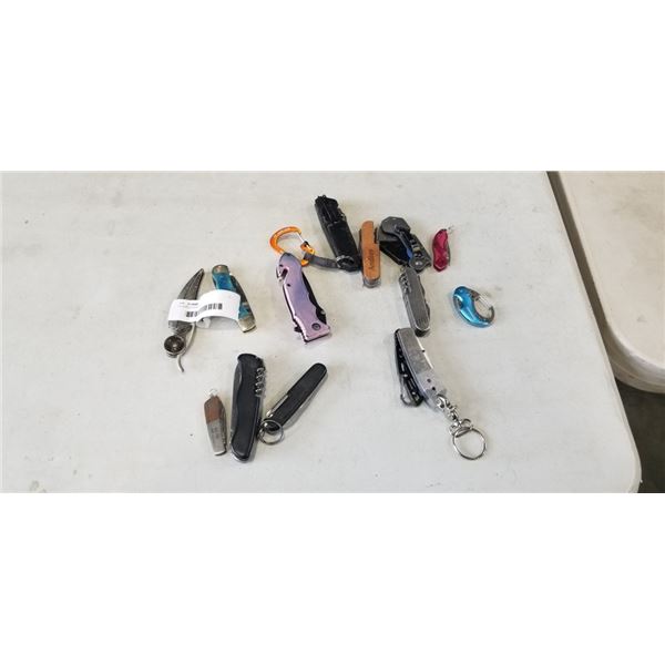 14 VARIOUS KNIVES