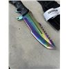 Image 4 : 2 TACTICAL KNIVES WITH SHEATHS