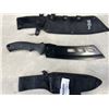 Image 5 : 2 TACTICAL KNIVES WITH SHEATHS