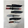 Image 2 : 3 TACTICAL KNIVES WITH SHEATHES