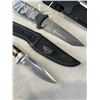 Image 6 : 3 TACTICAL KNIVES WITH SHEATHES