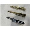 Image 3 : 3 DECORATIVE KNIVES