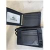 Image 1 : LACOSTE MENS WALLET, PRADA ID HOLDER AND ZIPPERED POUCH. UNAUTHENTICATED
