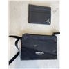Image 2 : LACOSTE MENS WALLET, PRADA ID HOLDER AND ZIPPERED POUCH. UNAUTHENTICATED