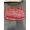 Image 3 : GUESS HANDBAG, ZIPPERED POUCH AND ID HOLDER. UNATHENTICATED