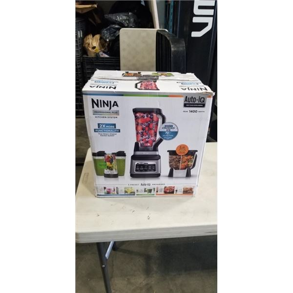 NINJA PROFESSIONAL PLUS KITCHEN SYSTEM WITH AUTO-IQ, 1400W, 72 OZ CAPACITY - TESTED WORKING, RETAIL 