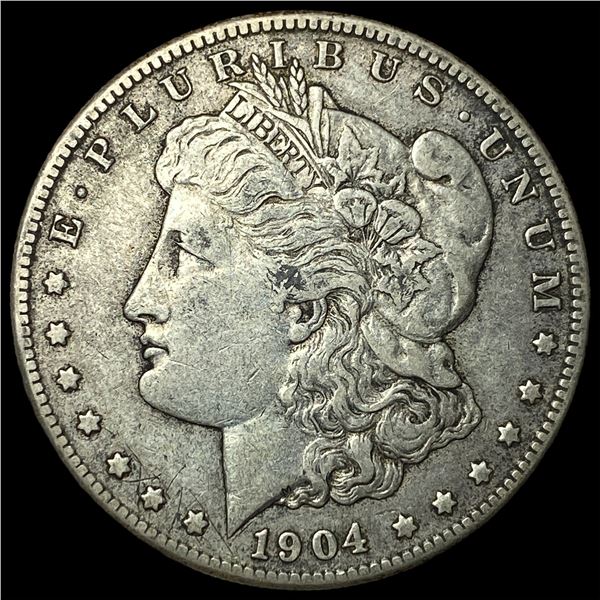 1904-S Silver Morgan Dollar NEARLY  UNCIRCULATED