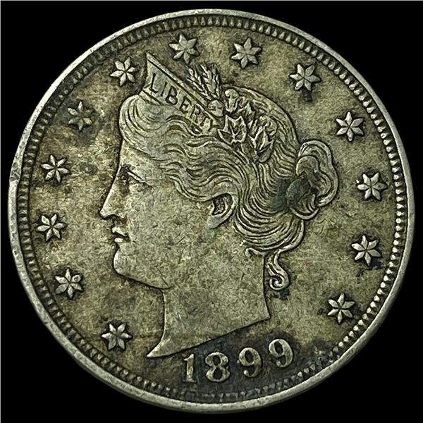 1899 Liberty Head Nickel NEARLY UNCIRCULATED