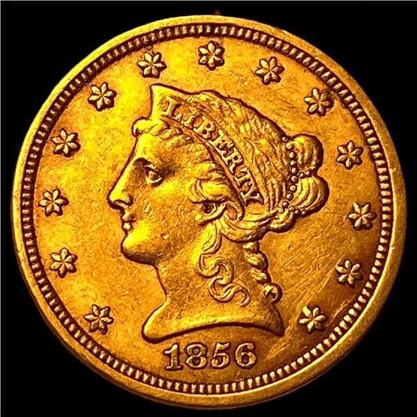1856 Liberty Head Gold Quarter Eagle $2.50  UNCIRCULATED