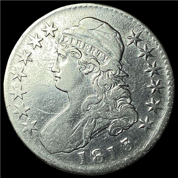 1813 Capped Bust Half Dollar NEARLY  UNCIRCULATED